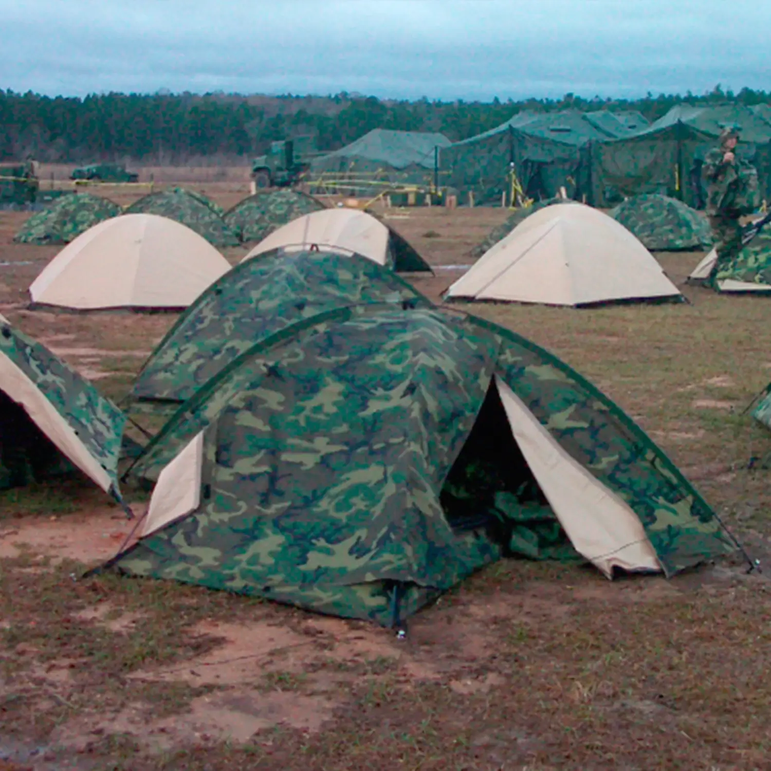 Used Military Surplus Combat One Person Tent (TCOP) – Lightweight, Compact