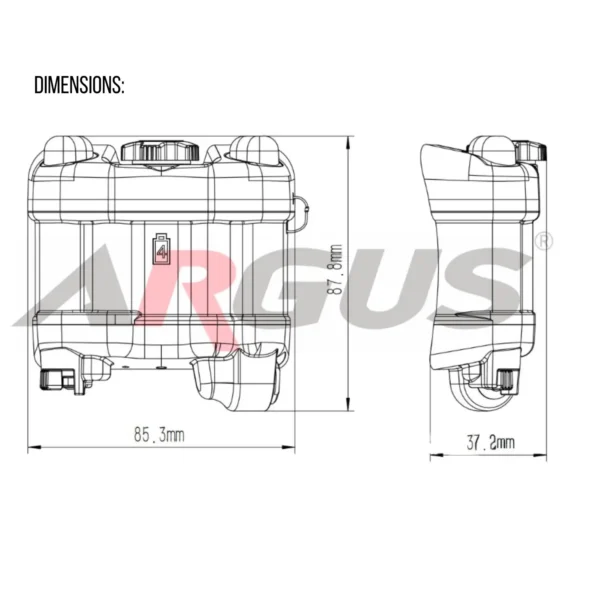 ARGUS M26 universal stroboskop-batteripakke