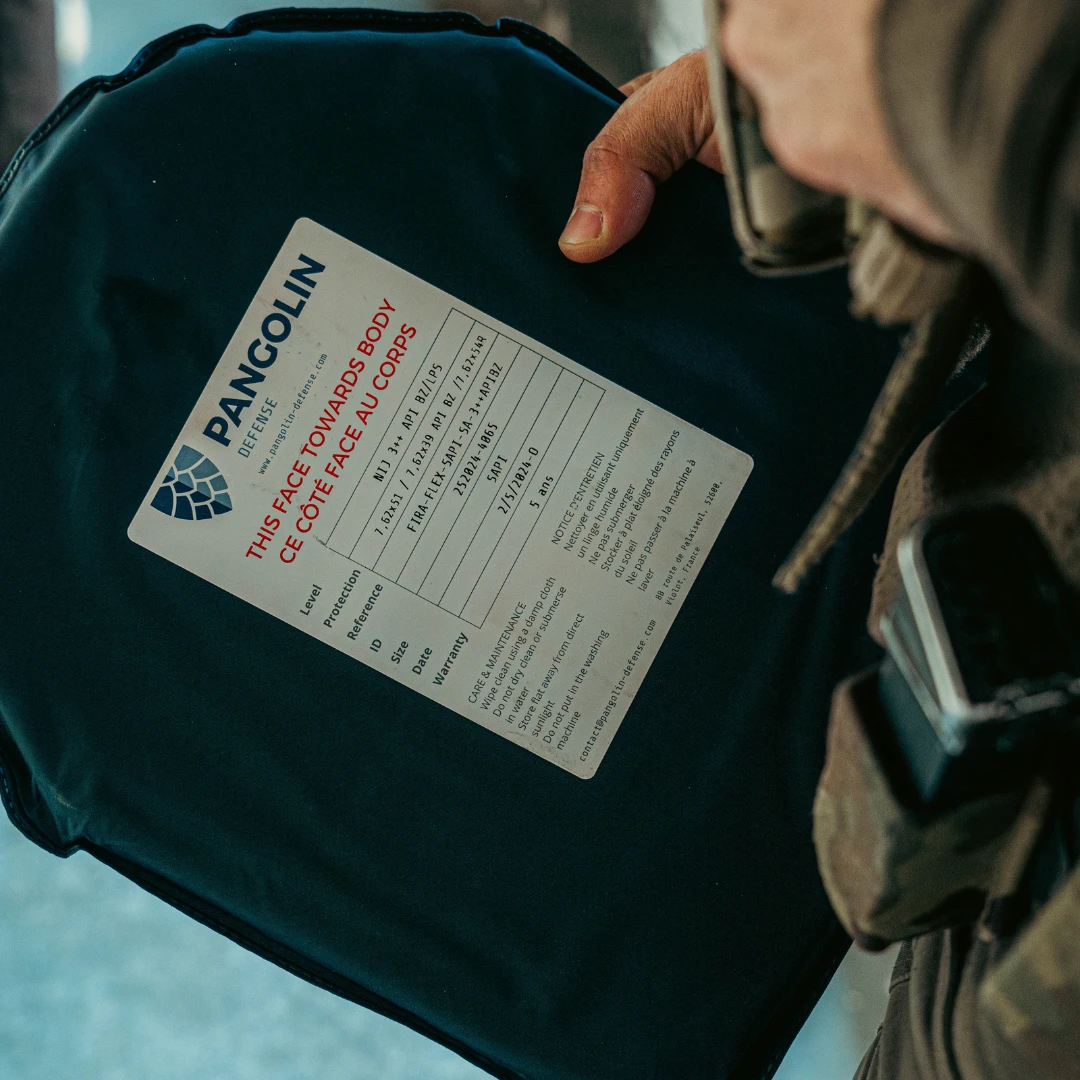 PANGOLIN FLEXIBLE BALLISTIC PLATES NIJ III++ SS109 / VPAM 7 - imagine 3