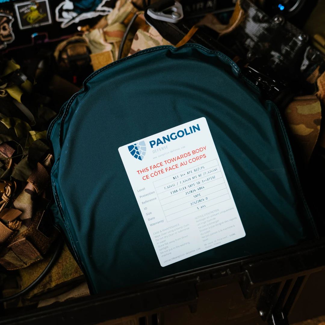 PANGOLIN FLEXIBLE BALLISTIC PLATES NIJ III++ SS109 / VPAM 7 - imagine 6