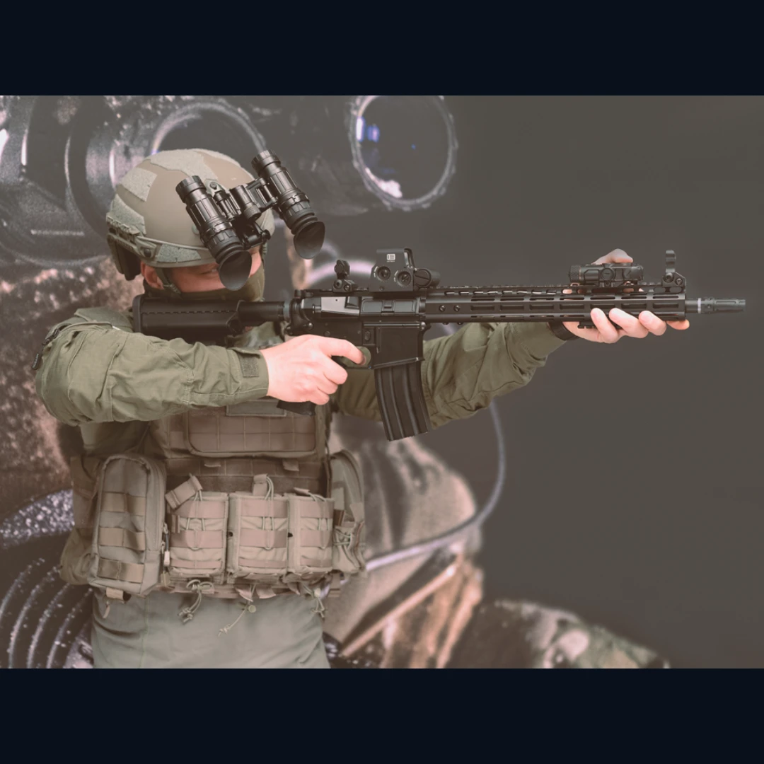소총, 병사 조준, 풀 장비에 대한 GSCI NOMAD 감시.