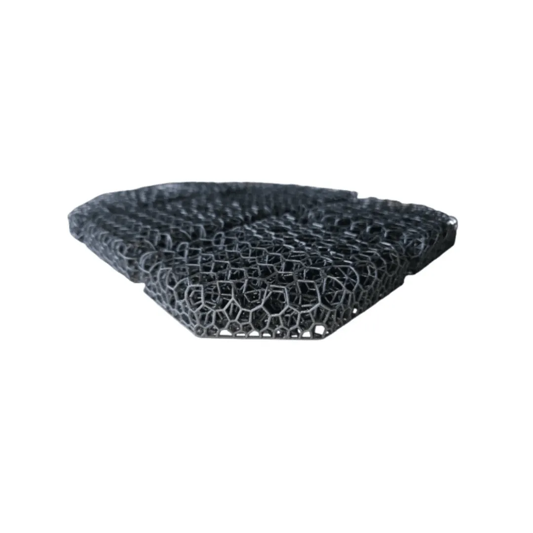 SENDNODS Air Pad bočný pohľad, čierna sieťovaná textúra.
