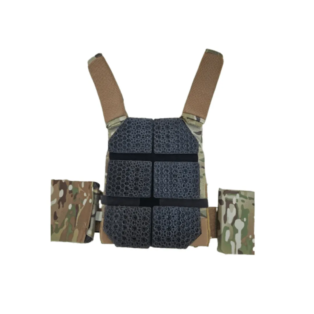 SENDNODS Air Pad na maskovacej veste, predný displej.