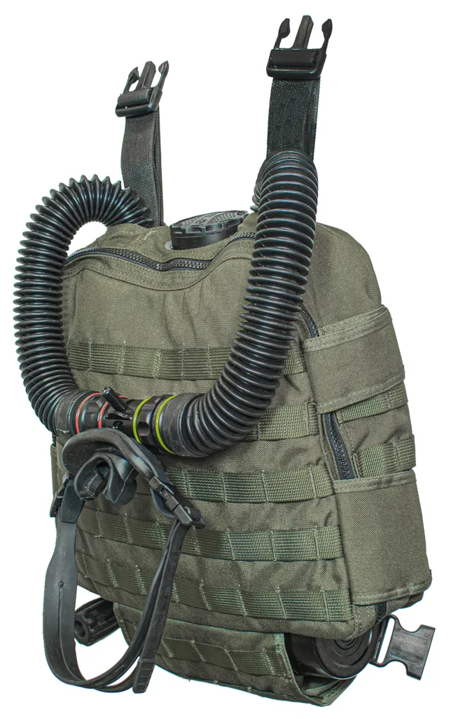 SIEL SEAL MK1 PRO oxygen closed-circuit rebreather, 90 minutes nominal endurance, 6 kg ready to dive